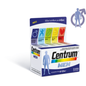 Centrum For Men Multivitamin And Mineral Supplement 30 Tablets