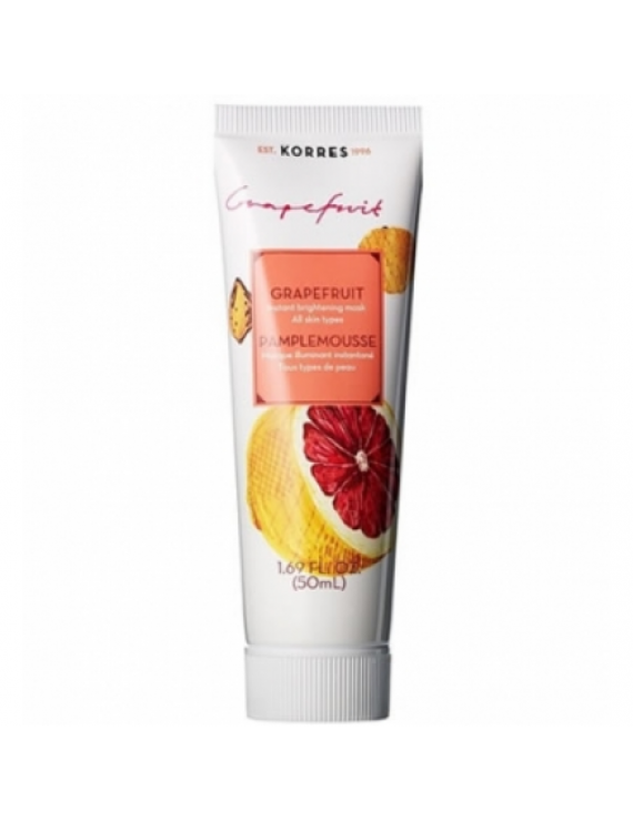 Korres Grapefruit Instant Brightening Mask 18ml Μάσκα άμεσης λάμψης με grapefruit.