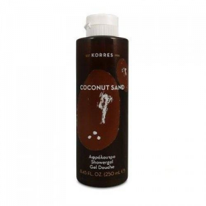 Korres Showergel Coconut Sand Αφρόλουτρο με Ενυδατικές Πρωτείνες Σιταριού ,250ml