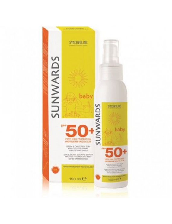 Synchroline Sunwards Baby SPF50+ Sunscreen spray 150ml - Παιδικό αντηλιακό γαλάκτωμα σε σπρέι 
