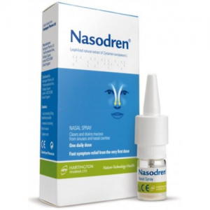 Nasodren nasal spray, 50 ml. Ρινικό σπρέι από φυσικό εκχύλισμα κυκλάμινου