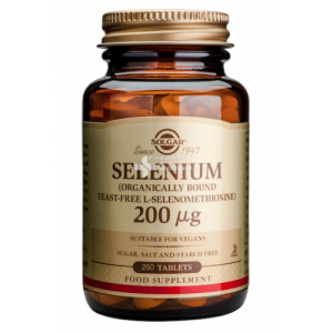 Solgar Selenium 200μg, 250 tabs - Θυροειδής / Ανοσοποιητικό