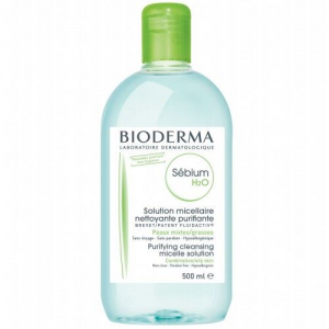 Bioderma Sebium H2O, καθημερινός καθαρισμός για πλεονάζον σμήγμα, 500ml