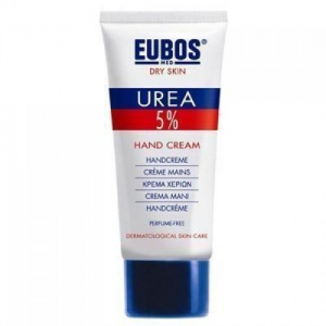 Eubos Urea 5% Hand Cream 75 ml, Κατάλληλο για την καθημερινή δερματολογική περιποίηση των χεριών, για ξηρά, σκληρά και σκασμένα χέρια.