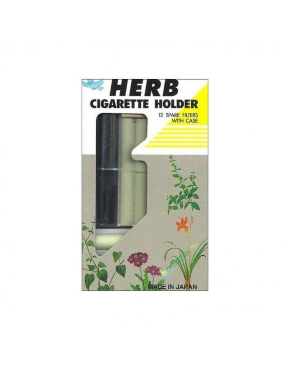 Herb Cigarette Holder πιπα με 12 ανταλλακτικα φιλτρα με θηκη