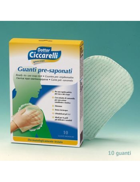 Dottor Ciccarelli Προσαπουνισμένα Γάντια 10ΤΕΜ