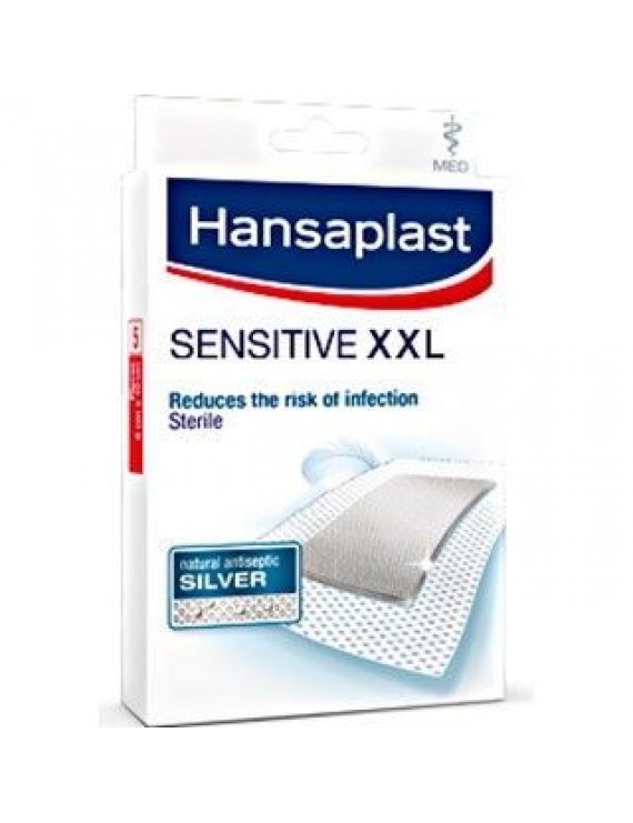 HANSAPLAST Sensitive XXL - Αποστειρωμένο Επίθεμα 8x10cm 5τμχ