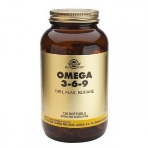 Solgar Omega 3-6-9, 120 softgels .Μείγμα Φυσικών Ουσιωδών Λιπαρών Οξέων