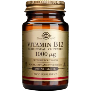 Solgar Vitamin B12 1000mcg Sublingual Chewables 100tabl