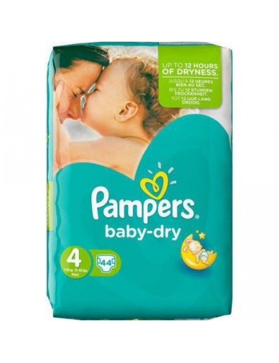Pampers Baby-Dry No. 4 (7 - 18Kg) 44 τμχ