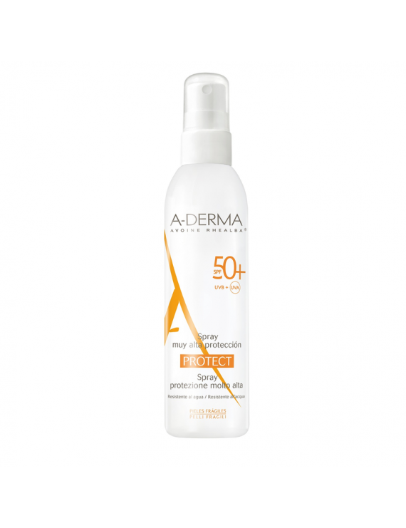 A-Derma Protect Spray SPF50+, Αντηλιακό Spray Ενηλίκων για Υψηλή Προστασία, 200ml