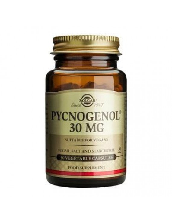Solgar Pycnogenol 30mg Πυκνογενόλη,30caps 