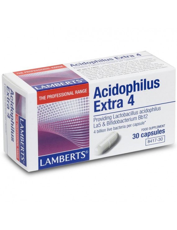 Lamberts Acidophilus Extra 4 Προβιοτικό Σκεύασμα 30 Capsules