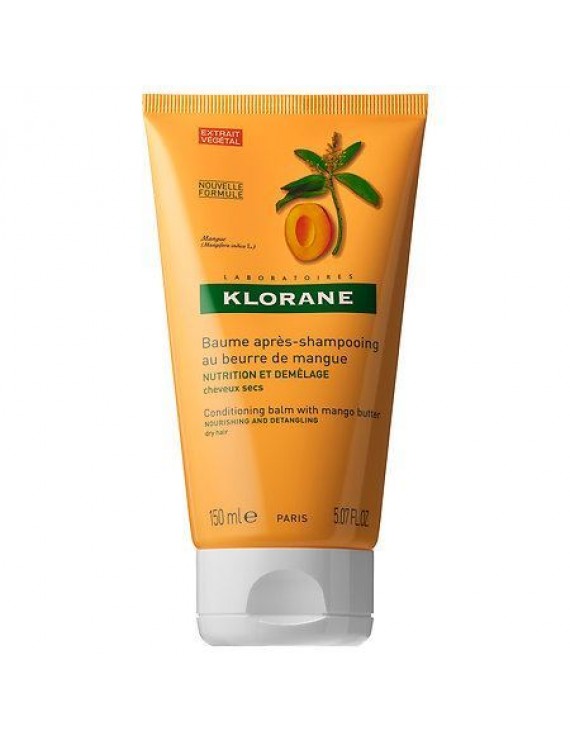 Klorane Baume Mangue Μαλακτική λοσιόν με Βούτυρο Μάνγκο για τα Ξηρά και Ταλαιπωρημένα Μαλλιά 150ml