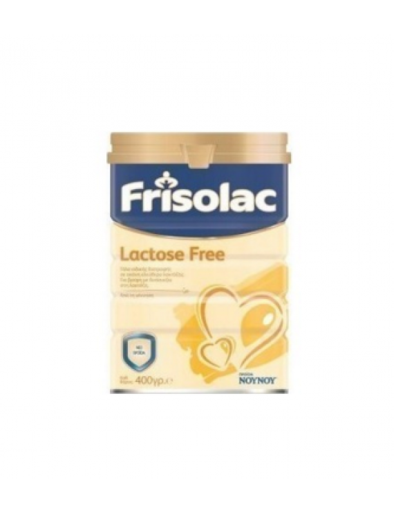 Frisolac Lactose Free Γάλα Ειδικής Διατροφής Ελεύθερο Λακτόζης, από τη Γέννηση, 400 gr