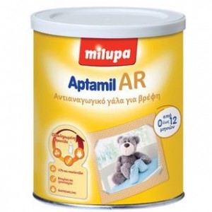 Milupa Aptamil AR, Αντιαναγωγικό γάλα, ενδείκνυται για την αντιμετώπιση των αναγωγών, 400 gr