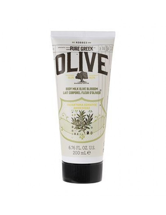 Korres Pure Greek Olive Body Milk Olive Blossom Ενυδατικό Γαλάκτωμα με Άνθη Ελιάς, 200ml 