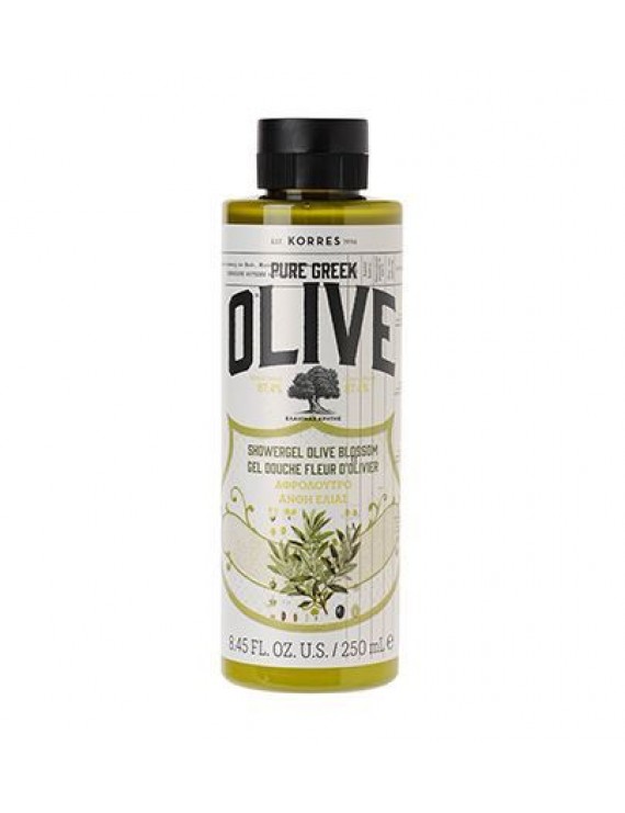 Korres Pure Greek Olive Shower Gel Olive Blossom Αφρόλουτρο με Άνθη Ελιάς, 250ml 