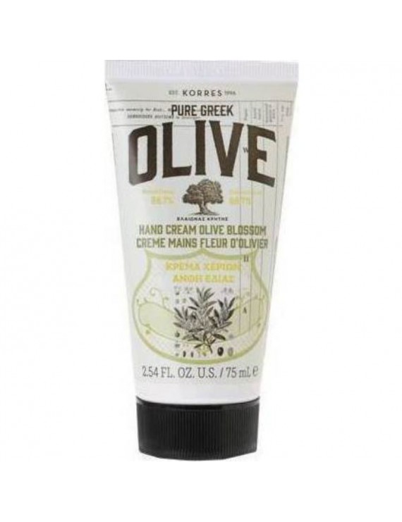Korres Pure Greek Olive Hand Cream Olive Blossom Ενυδατική Κρέμα Χεριών με Άνθη Ελιάς, 75ml 
