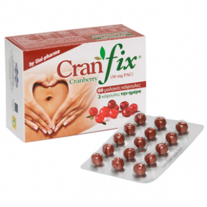 Uni-Pharma Cranfix Cranberry  60 μαλακες  καψουλες