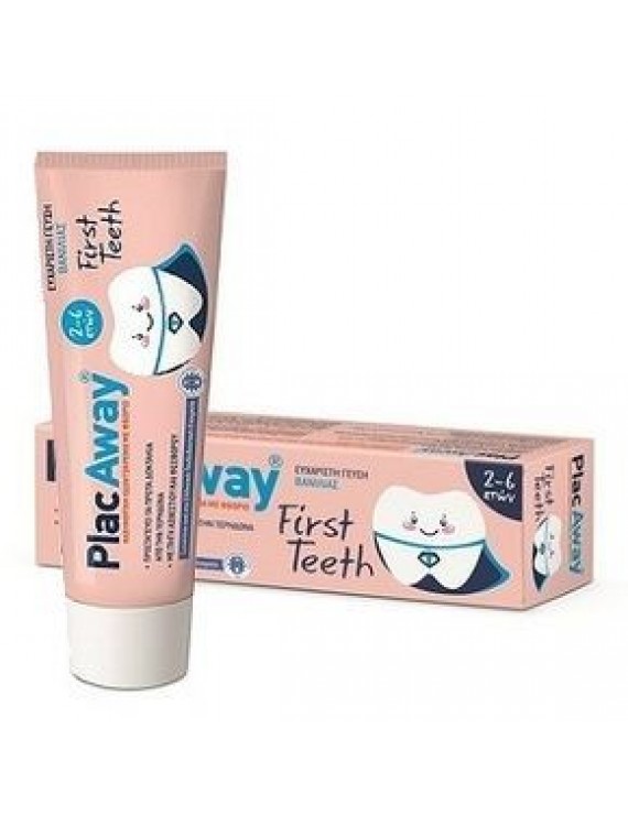 Plac Away First Teeth Παιδική Οδοντόκρεμα 2-6 ετών 50ml