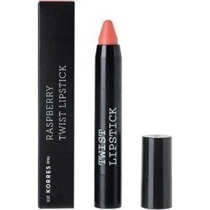 Korres Rasberry Twist Lipstick Cheerful Κραγιόν σε Μορφή Μολυβιού για Εξαιρετική Απόδοση Χρώματος, Διάρκεια & Λάμψη, 2.5g