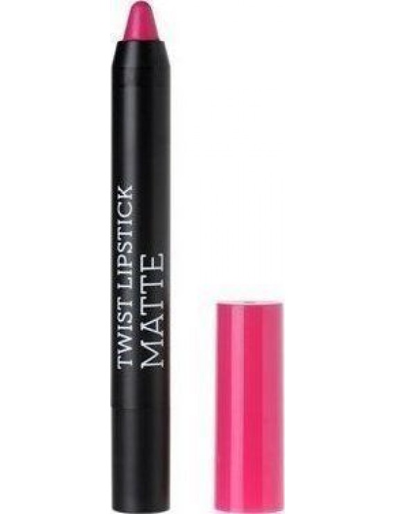 Korres Rasberry Lipstick Matte Dazzling Fuchsia Ματ Κραγιόν σε Πρακτική Συσκευασία Μολυβιού, Απόχρωση Φούξια, 1.5ml