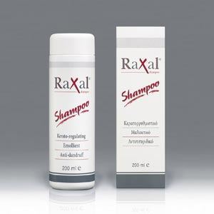 RAXAL Shampoo  Κερατορυθμιστικο ,Μαλακτικο,Αντιπιτυριδικο 200ml