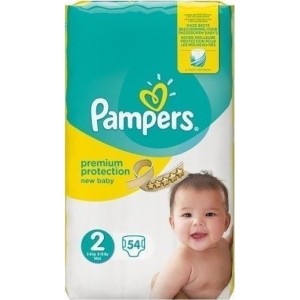 Pampers New Baby Premium Protection No 2 (3 - 6 Kg) 54 τμχ
