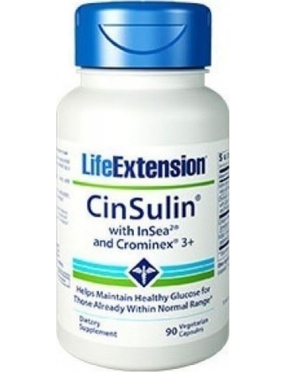 Life Extension Cinsulin with Glucose Management, 90 caps