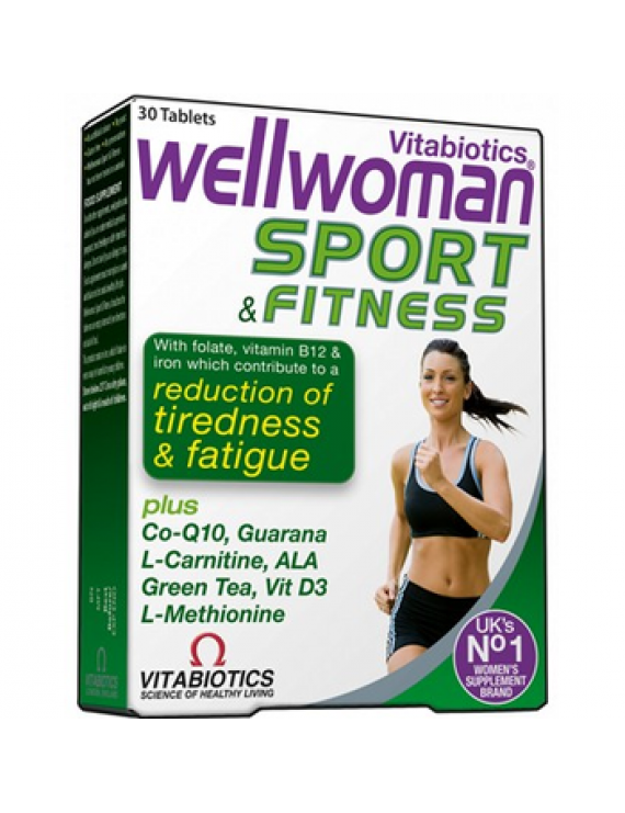 Vitabiotics Wellwoman Sport & Fitness Πολυβιταμινούχο Σκεύασμα 30 tabs.