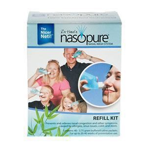 Nasopure Nasal Wash System Refill Kit Ανταλλακτικά Συστήματος Ρινικής Πλύσης 40τμχ