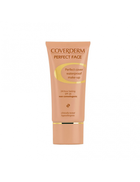 Coverderm Perfect Face 30ml no.1 αδιάβροχο make-up