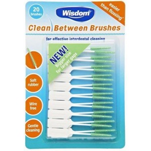 Wisdom Clean Between Brushes Green (medium size) 20 τεμάχια