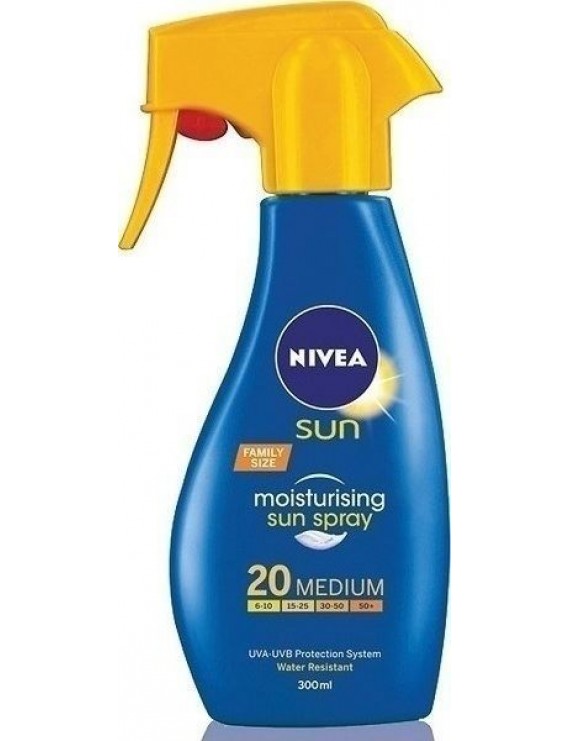 Nivea Sun Protect & Moisture Trigger Spray SPF20 Aντηλιακό ενυδατικό Spray 300ml