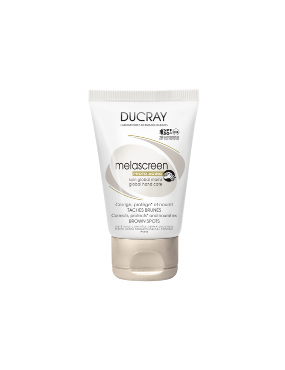 Ducray Melascreen Soin Global Mains SPF50+ 50ml-Κρέμα Χεριών που Διορθώνει τις Καφέ Κηλίδες και Ενυδατώνει τα χέρια