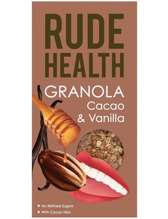 Rude Health Granola Κακάο & Βανίλια 450 gr