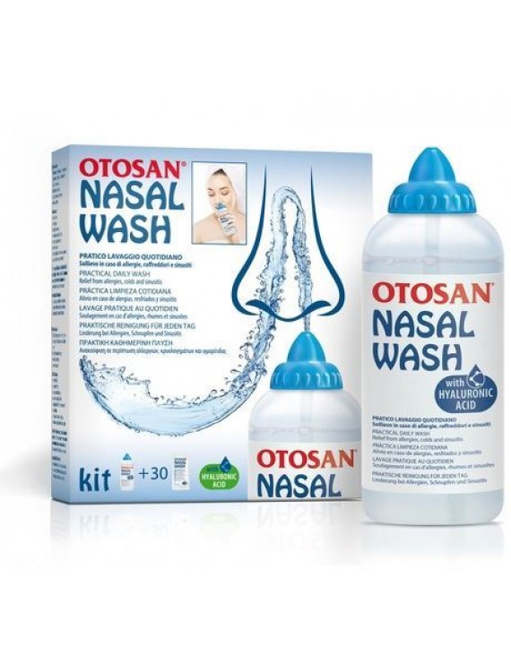Otosan Nasal Wash Πρακτικό Φιαλίδιο & Φάκελα με φυσιολογικό ορό (30 τμχ)