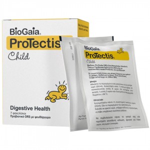 BioGaia ProTectis ORS Child Πόσιμο Προβιοτικό Διάλυμα Ενυδάτωσης 7 φακελίσκοι x 5.5gr