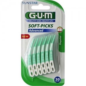 Gum Soft Pics 650 Advanced Regural Μεσοδόντια Βουρτσάκια Μιας Χρήσης 30 τμχ