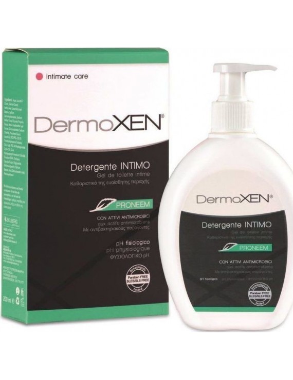 Dermoxen Intimate Cleanser Proneem Υγρό Kαθαριστικό για την ευαίσθητη περιοχή, για γυναίκες από 13-50 ετών, 200ml
