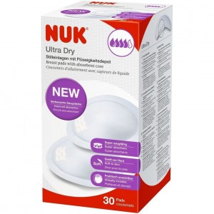 Nuk Ultra Dry Comfort Επιθέματα Στήθους, 30 τεμάχια