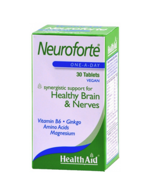 Health Aid Neuroforte Yγιές νευρικό σύστημα & εγκέφαλος, 30 Ταμπλέτες