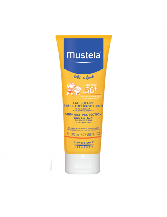 Mustela Very High Protection Sun Lotion SPF50+ Βρεφικό Αντηλιακό Γαλάκτωμα 200ml