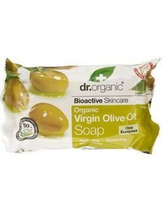 Dr. Organic - Organic Virgin Olive Oil Soap Ενυδατικό & Μαλακτικό Σαπούνι με Βιολογικό Έλαιο Ελιάς - 100g