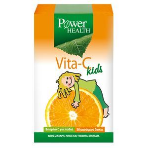 Power Health  Vita C Kids  30 μασωμενα δισκια