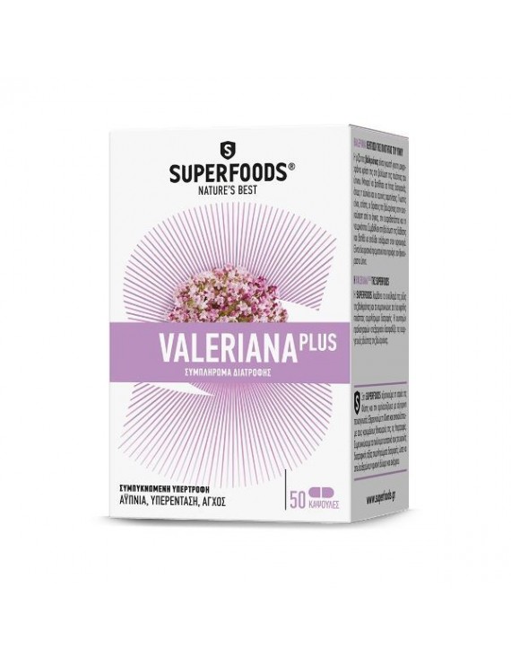 SuperFoods Valeriana plus 50caps