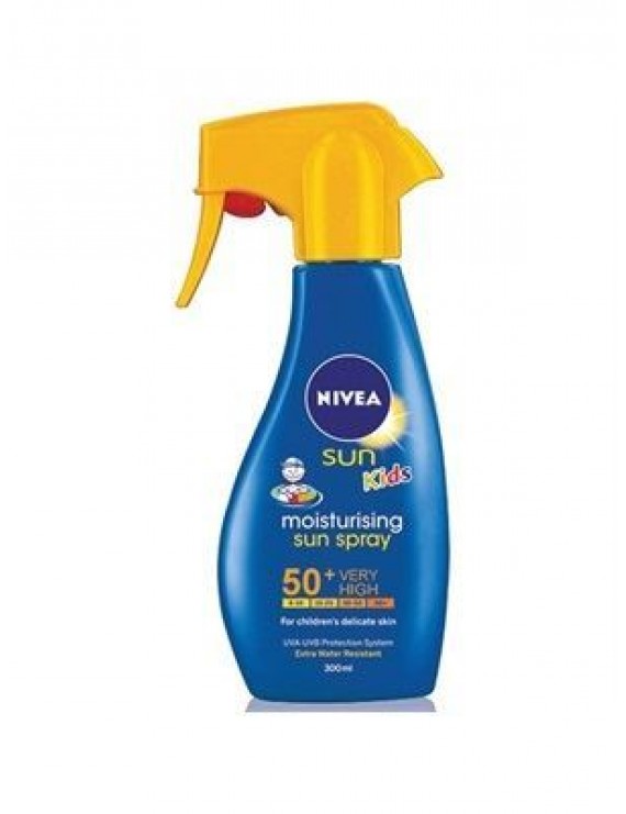 NIVEA SUN Kid's TRIGGER Spray SPF50 (300ml) - Αντηλιακό ενυδατικό Spray για παιδιά