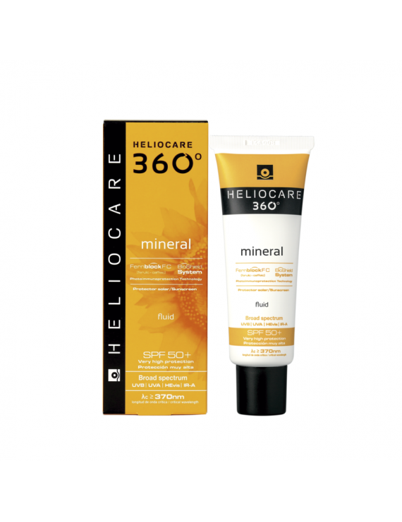 Heliocare 360 Mineral Fluid SPF50+ Αντηλιακή Λεπτόρρευστη Κρέμα 50ml.