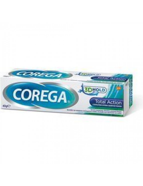 COREGA - 3D Hold Total Action Στερεωτική Κρέμα Οδοντοστοιχιών - 40gr